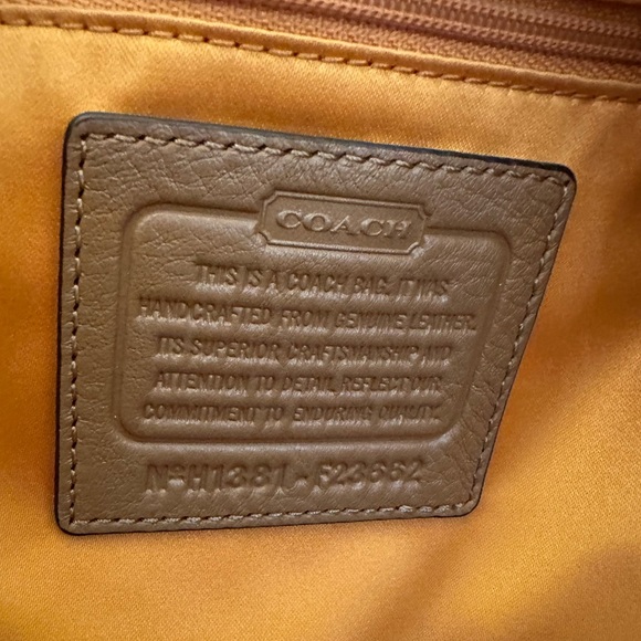 Coach Brown Leather Tote Bag - Picture 6 of 6